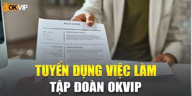 Tuyển dụng Okvip với nhiều vị trí hấp dẫn