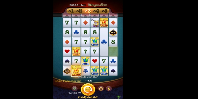 Điểm độc đáo của slot Mega Ace